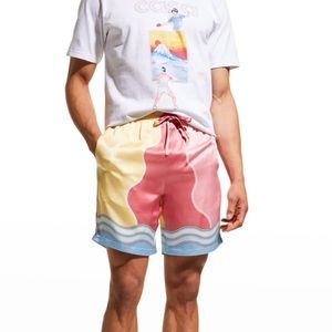 Casablanca silk shorts, Mens, Large